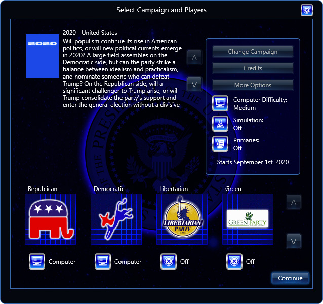 President Infinity 2020 – 270sims – US Presidential Election and ...