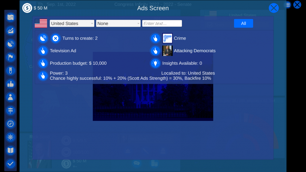 Congress Infinity 2022 – 270sims – US Presidential Election and ...