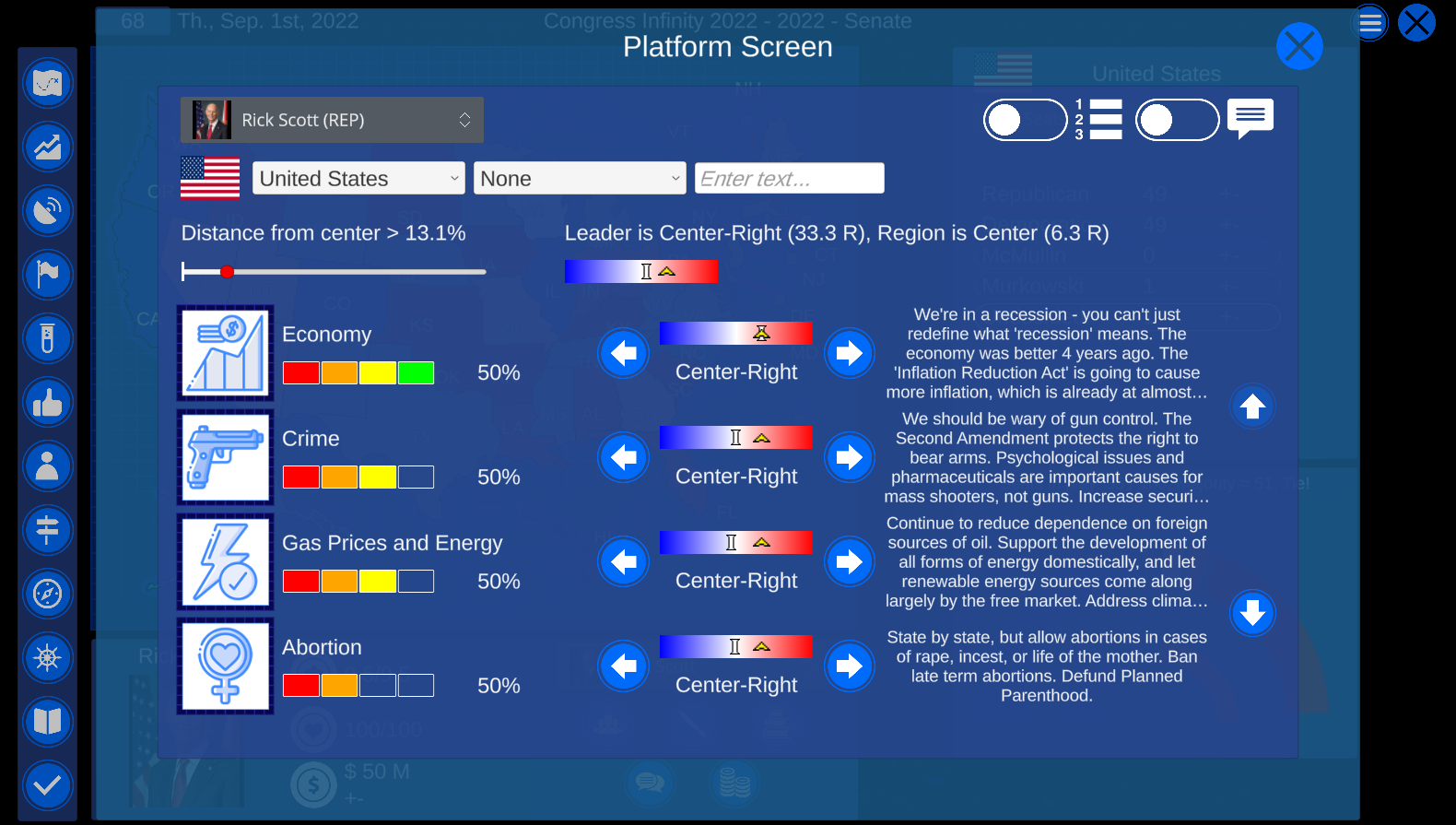 Congress Infinity 2022 – 270sims – US Presidential Election and ...