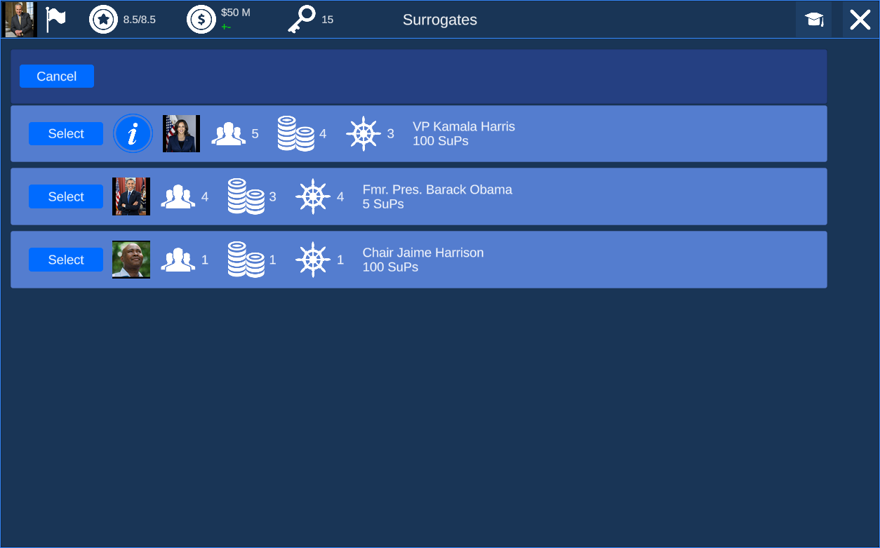 Congress Infinity 2024 – The Congress Election Game – 270sims – US ...